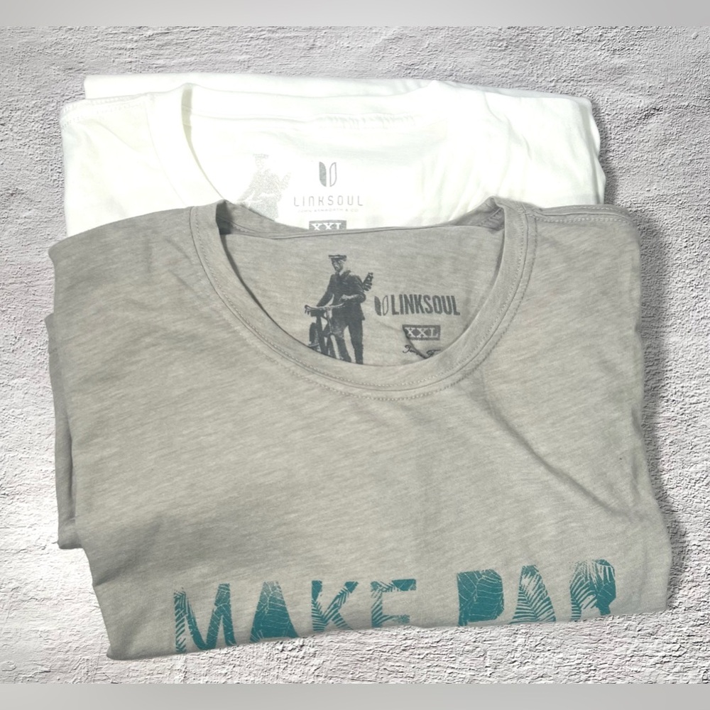 2 Linksoul T-shirts Size XXL NWOT